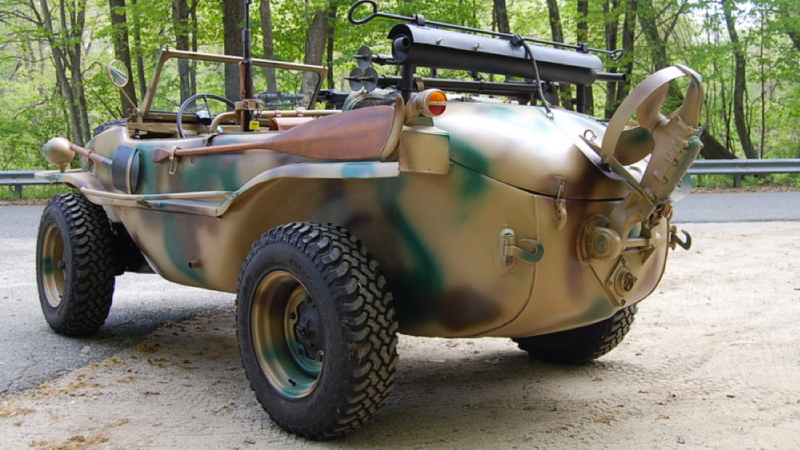 Illustration for article titled Nazis Used This Volkswagen To Cross Lakes And Rivers
